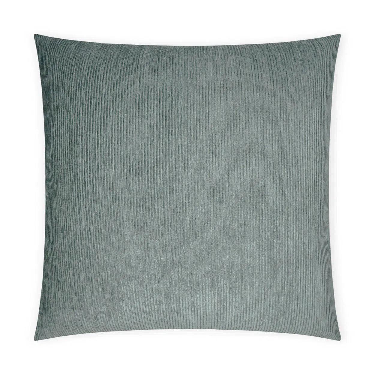 Ridges Haze Solid Stripes Textured Mist Large Throw Pillow With Insert