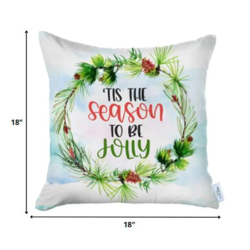 Tis the Season Christmas Throw Pillow