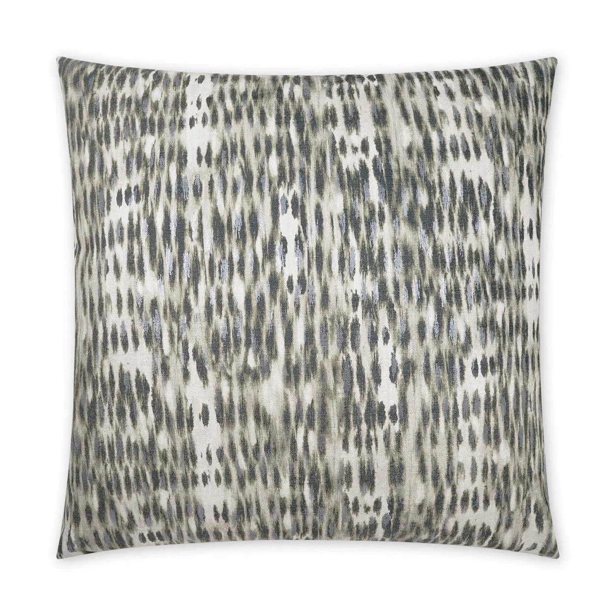 Tonga Pepper Animal Silver Grey Large Throw Pillow With Insert