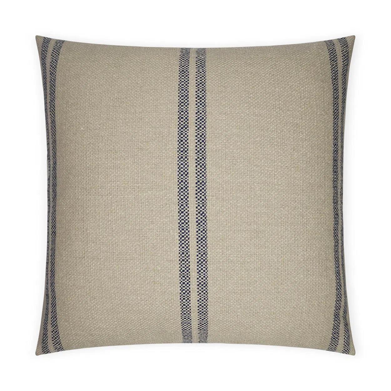 Vendella Jute Global Tan Taupe Large Throw Pillow With Insert