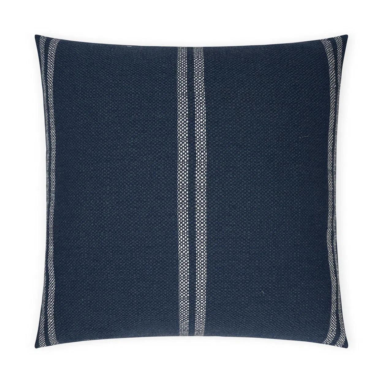 Vendella Navy Global Navy Large Throw Pillow With Insert